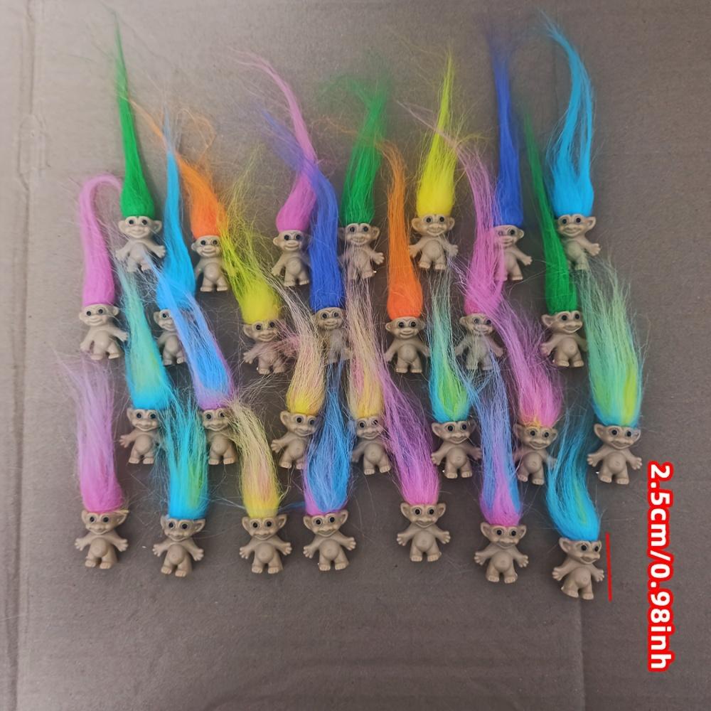 Куклы Тролли, Винтажные Тролли Фигурки Куклы на Удачу, Хроматическая Коллекция Очаровательных Милых Малышей, Сувениры для Вечеринки, Рождество, Хэллоуин