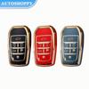 Высокое качество 6 кнопок для Toyota Alphard PREVIA Voxy Noah Esquire Vellfire Harrier ТПУ чехол для автомобильного ключа чехол с дистанционным управлением чехол-брелок