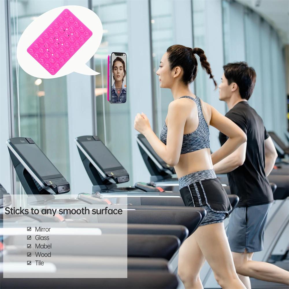 1 шт., 40 зерен на присоске, посуда для мобильного телефона, нескользящий держатель для накладки, силиконовые двусторонние наклейки, наклейки для зарядки, наклейки с сокровищами, наклейки для размещения