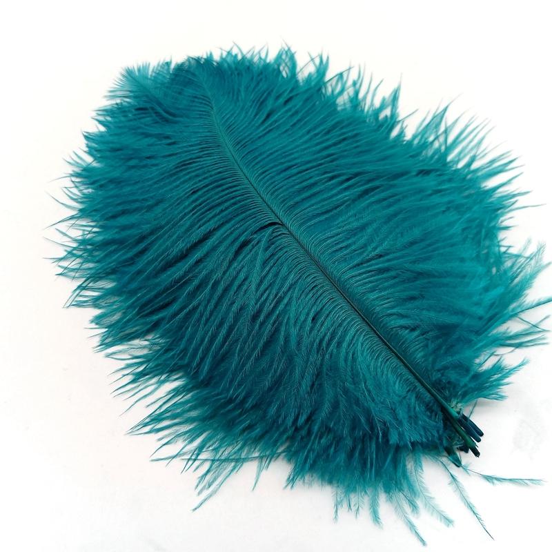 10Pcs Ostrich Feathers Wedding Centerpiece For Needlework Crafts Material DIY Decoration Carnival Headdress Accessories Plumes