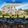 Solar-Powered Animal & Snake Repeller - Outdoor Waterproof Rodent Deterrent