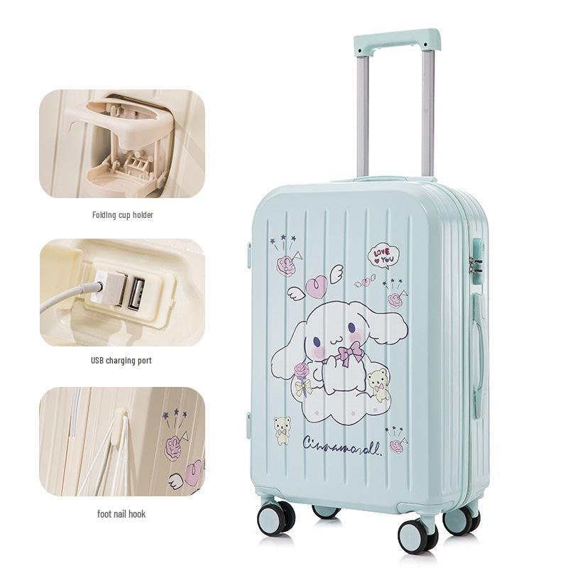 2025 New Cabin Size Luggage: Trolley Case with Combo Lock for Women, Men, and Kids