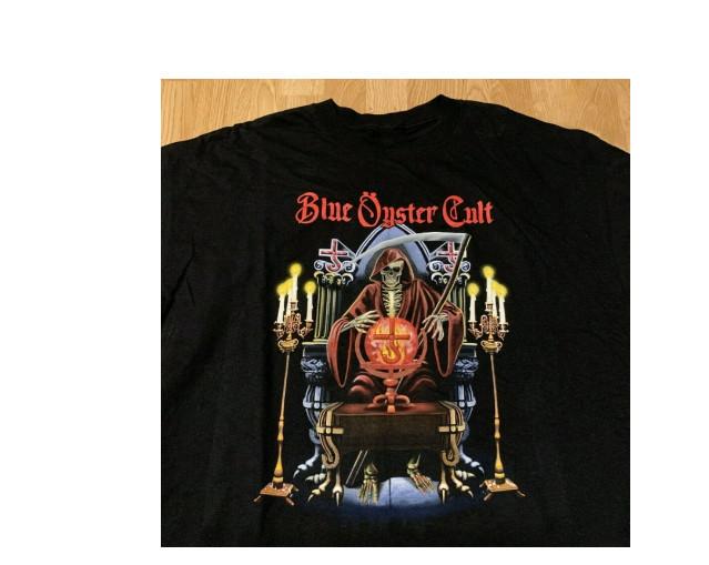 Vintage Blue Oyster Cult Tour T-shirt Black Cotton Tee All Sizes S-4Xl