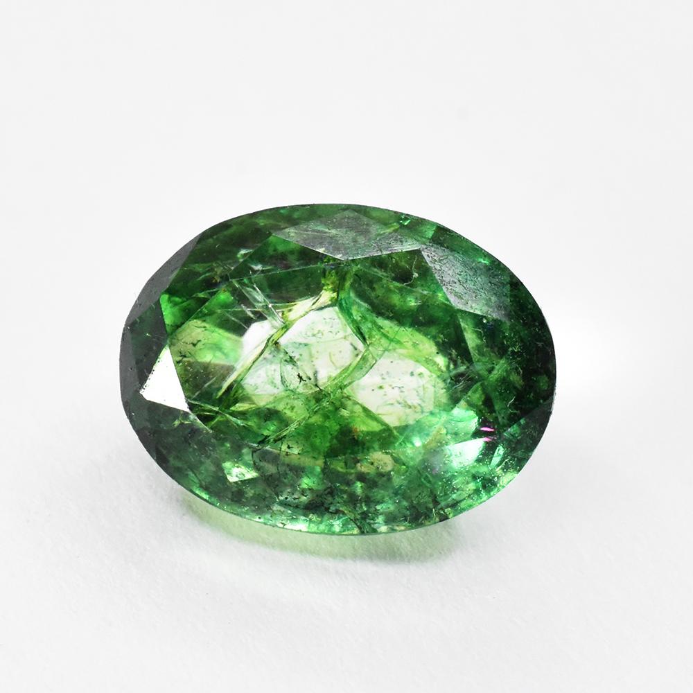 Natural Muzo Green EMERALD 9.65 Carat Oval Cut Loose Gemstone