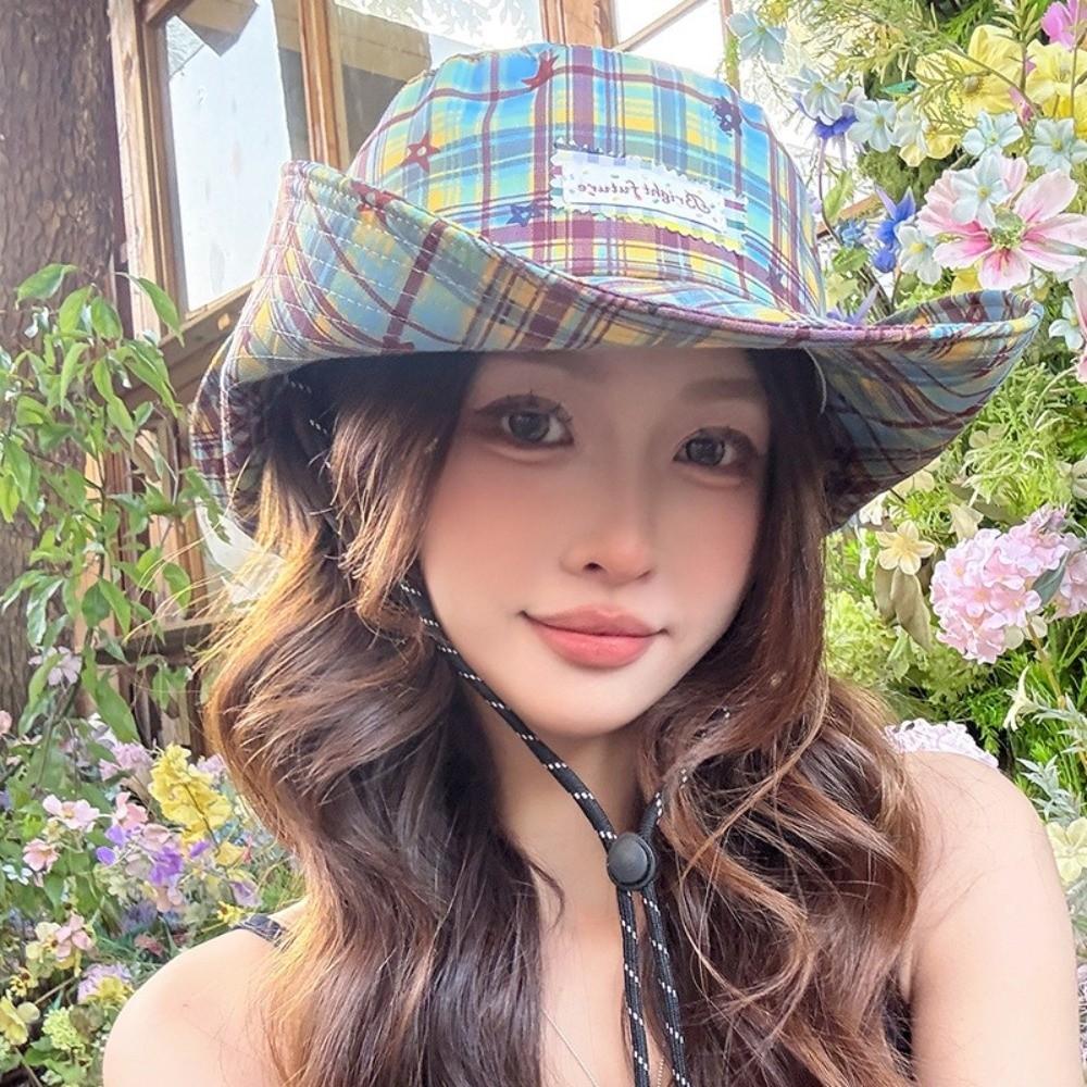 Big Brim Fisherman Cap Breathable Beach Cap Trendy Fisherman's Hat for Women