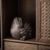 Фигурка для чая из фиолетовой глины, которую можно «выращивать», привлекающая богатство, золотая жаба, фигурка для чая, офис и дом, ручная работа, премиальный, креативный декор