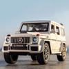 Новый 1:24 AMG G63 Модель автомобиля из цинкового сплава, литая модель игрушечной машины с инерционным механизмом, со звуком и светом, подходит для детей, мальчиков, подарочная коллекция, украшения