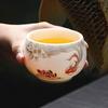 Chaxun Mutton Fat Jade Porcelain Tea Tasting Cup