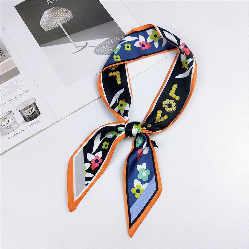 New Scarves Silk Scarves Women'S Spring And Autumn Season Long Decorative Professional Scarves Summer Thin Styles Paired With Shirts Stylish