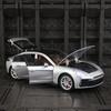 1:24 модели автомобилей Porsche Panamera из сплава, коллекционные модели с открывающимися дверями, звуком и светом, украшения для суперкаров