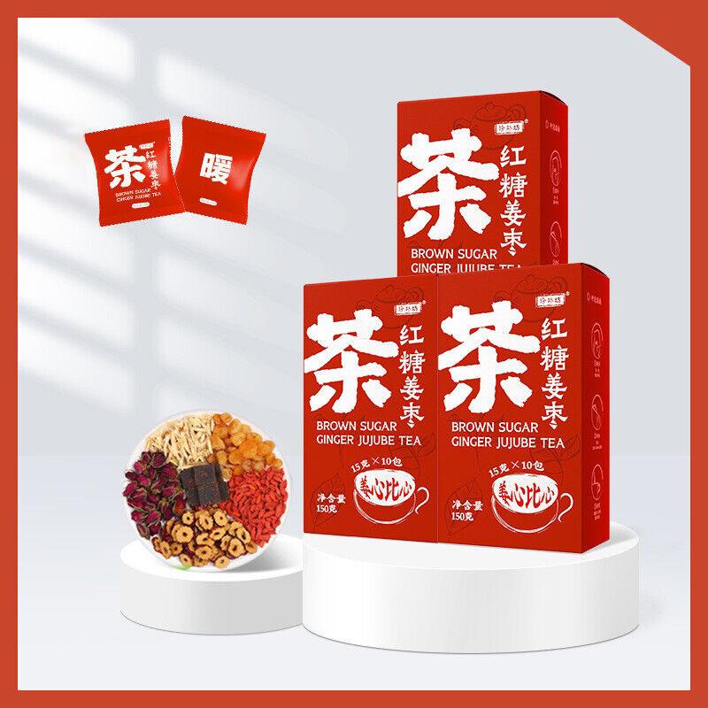 Коричневый сахар имбирь чай из ююбы лонган ягоды годжи роза кровь черный сахарный чай