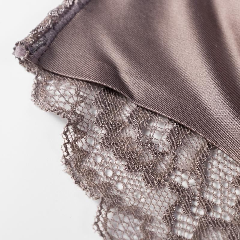 Женское сексуальное кружевное бесследное нижнее белье из ледяного шелка, женские роскошные трусики-шорты из замороженного шелка с шелковистыми тактильными ощущениями