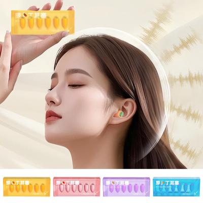 Беруши для шумоподавления 6 штук мягкие многоразовые для защиты слуха беруши многоразовые водонепроницаемые наушники звукоизолирующие мягкие