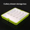 Tableware Drawer Organizer Retractable Cutlery Holder BPA Free Large Capacity Easy To Clean Expandable Utensil Tray