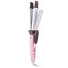 Curling Iron 32mm 2way Negative Ion Compatible with Overseas Steam Temperature Auto Off Lock Rack Pull Plug Melty Pink Straight/Curl
