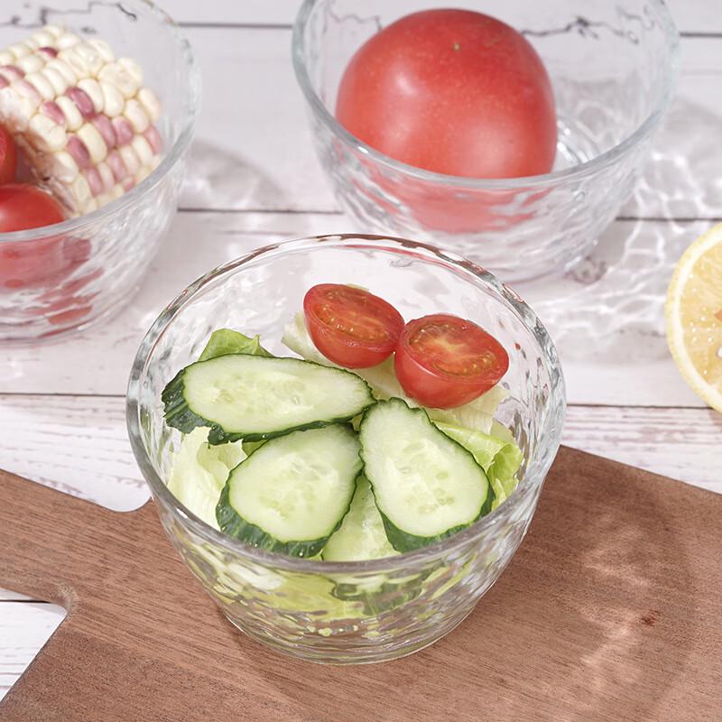 Набор из 2 салатников из кованого стекла