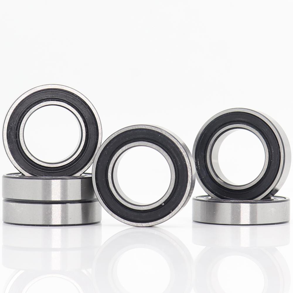 6801-2RS Bearing 12*21*5 mm ( 6 PCS ) ABEC-7 12 21 5 6801RS Ball Bearings For Bicycle Hub Front Rear Hubs Wheel
