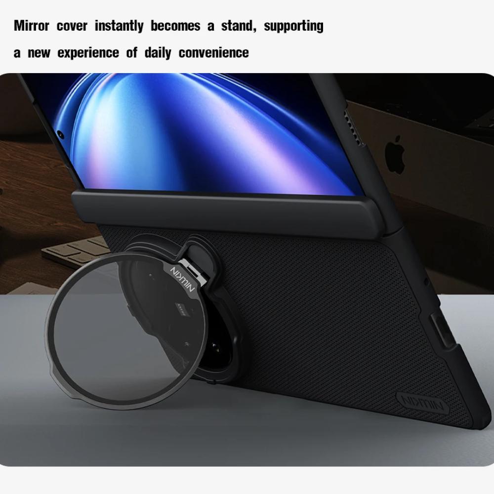 Nillkin for Vivo X Fold5 / X Fold 5 Case Super Frosted Shield Prop Magnetic Cover Camera Flip Mount Ultra Thin Matte PC Anti Shockproof Back Cover