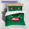South Sydney Rabbitohs Printed 3PCS Bedding Set Soft Breathable Duvet Cover Pillowcases Set Washable Bedroom Decor Home Gift