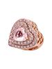New Rose Gold Pink Heart Cherry Flower Heart Dreamcatcher Charm Beads DIY Women Jewelry Fit Necklace Bracelet