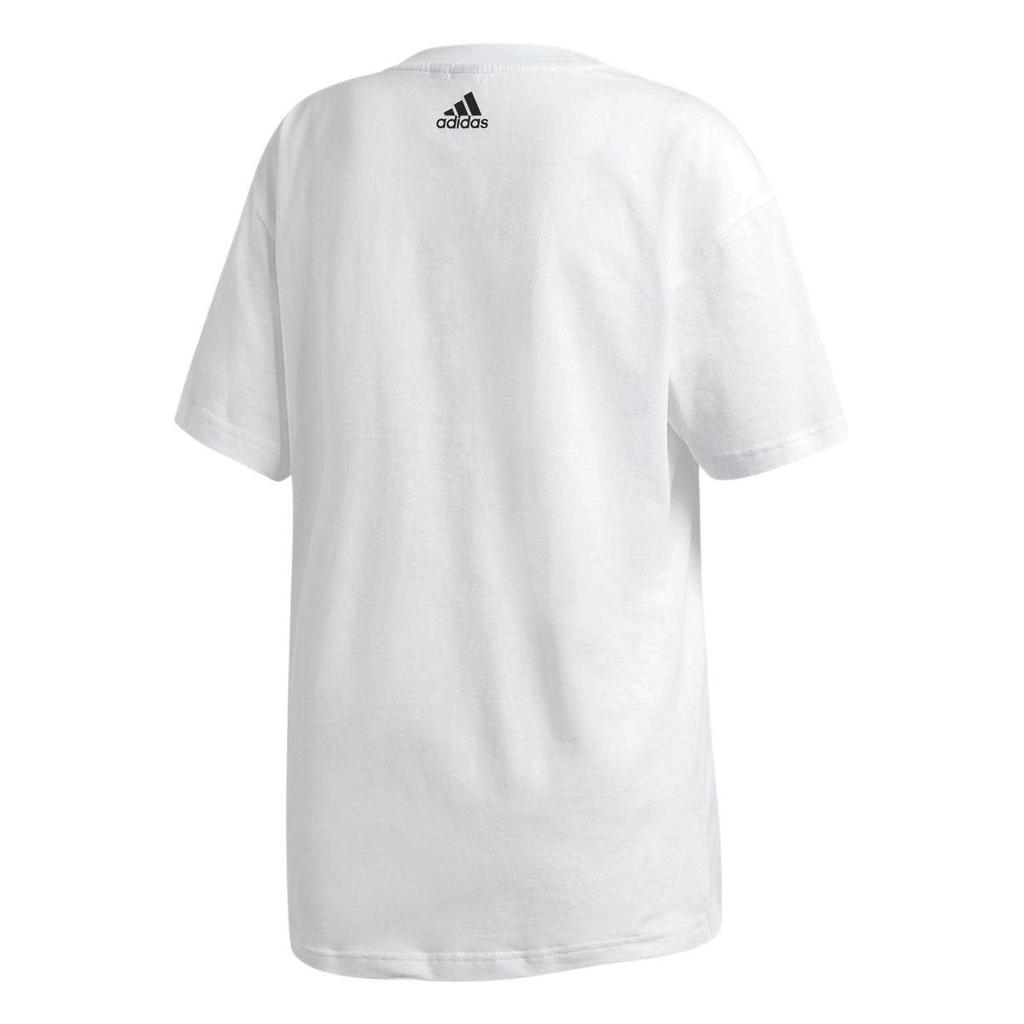 adidas Футболка женская с коротким рукавом Performance Sid Vibe Letter Fashion Удобная Белая DJ1616