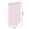 White and Coral Dots Wallpaper, Small Detail for Living Room and Bedroom 50x1000
