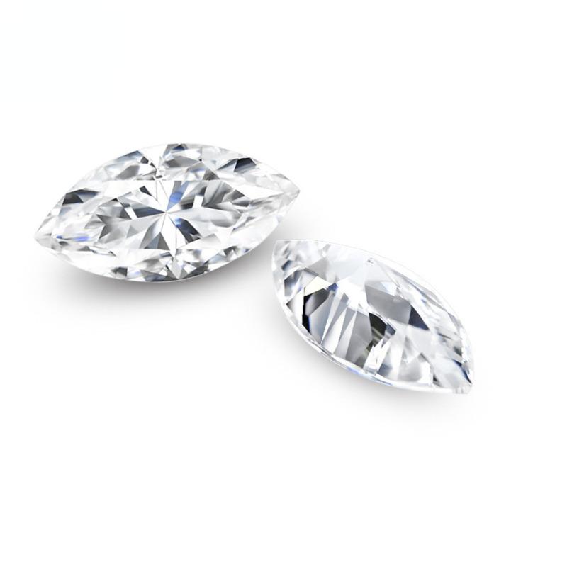 Cellacity Настоящие муассаниты огранки маркиз, свободные драгоценные камни от 0,5 карата до 3 каратов D, цвет VVS1, с сертификатом GRA, пропуск для проверки бриллиантов