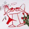 Sexi Babydoll кружевной бюстгальтер и трусики комплект перспективный секс эротические костюмы комплект нижнего белья нижнее белье платье порно сексуальное женское белье для женщин