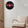 Vinyl Record Wall Clock High Accuracy Quiet Operation Battery Operated Music Room Decor Decoration Art Hanging Clock