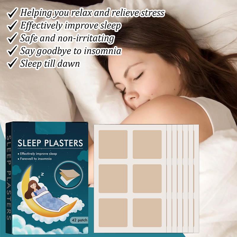 42 шт. пластыри для сна для мужчин и женщин, полностью натуральные пластыри для глубокого сна, улучшающие сон, бессонницу, кондиционирующий пластырь
