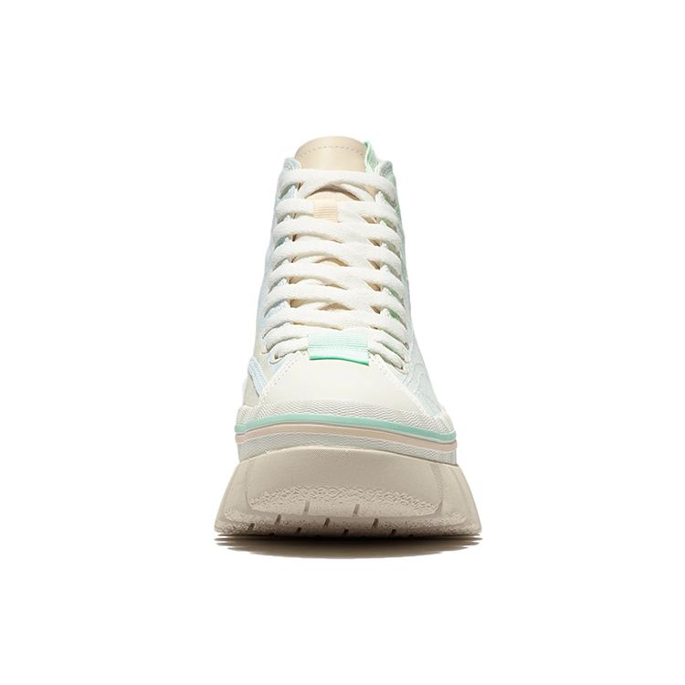 Li Ning We Wo Boot High-Top Trendy Sports Casual Shoes Women Sneakers Bright-Blue AZGS004-1