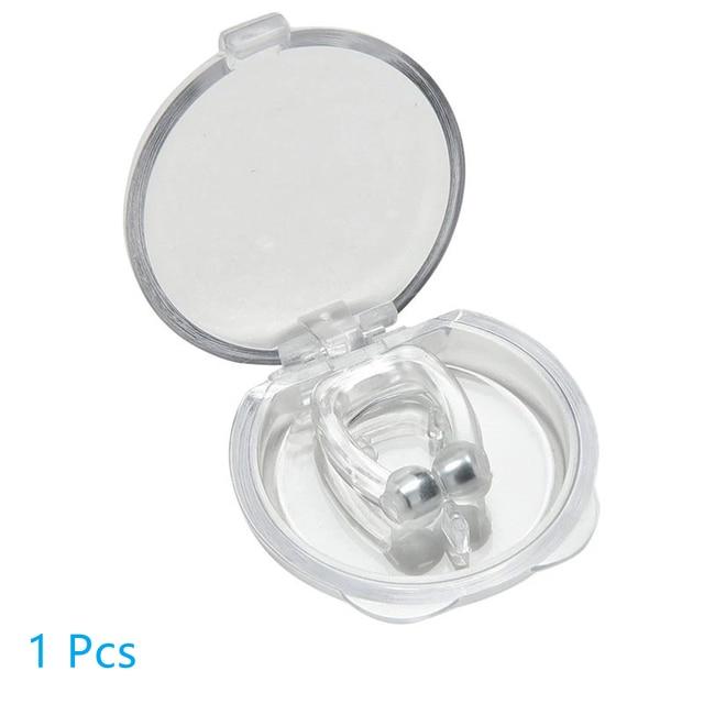 Magnetic Anti Snore Device Stop Snoring Nose Clip with Easy Breathe Improve Sleeping Aid Apnea Guard Night Device - Available In 1, 2, or 4 Pcs