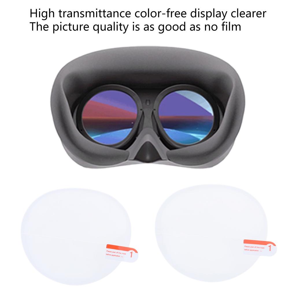 Кристально чистый TPU экран защитная пленка для линз гарнитуры PICO 4 Ultra VR устойчивая к царапинам и отпечаткам пальцев покрытие