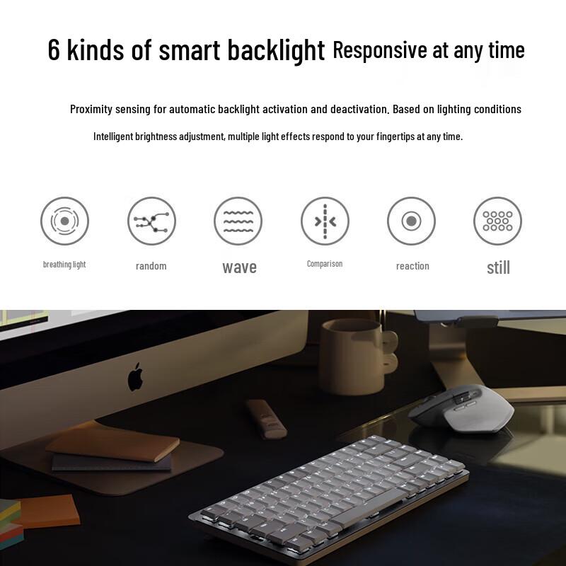 Беспроводная механическая клавиатура Logitech MX Mechanical Mini для Mac