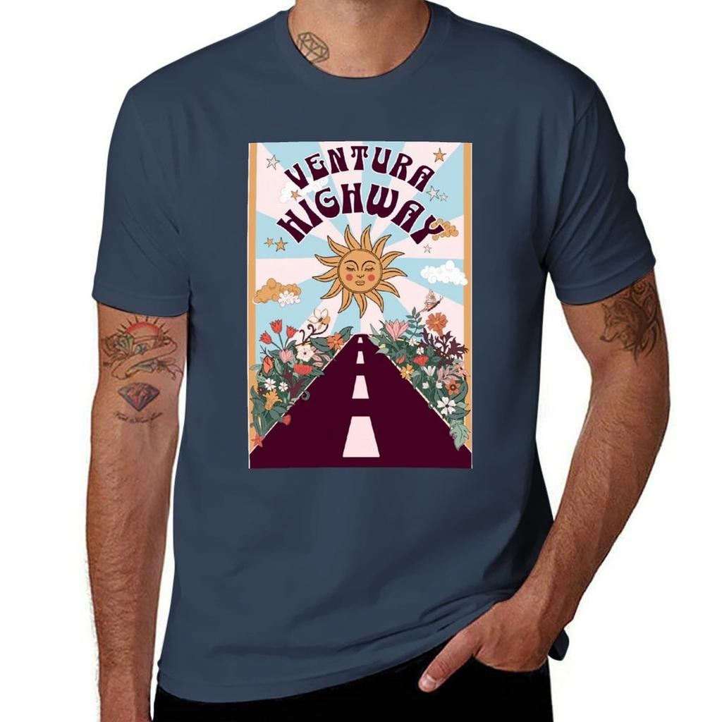 Ventura Highway Tshirt Basic All Season Solid Tshirt