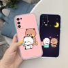 RE14 BUBU DUDU Transparent Phone Case for LG K22 K30 K40 K40S K41 K42 K50 K50S K51 K51S K52 K61 K62 K71 K92 Q60 Q61 V40 V50 V60