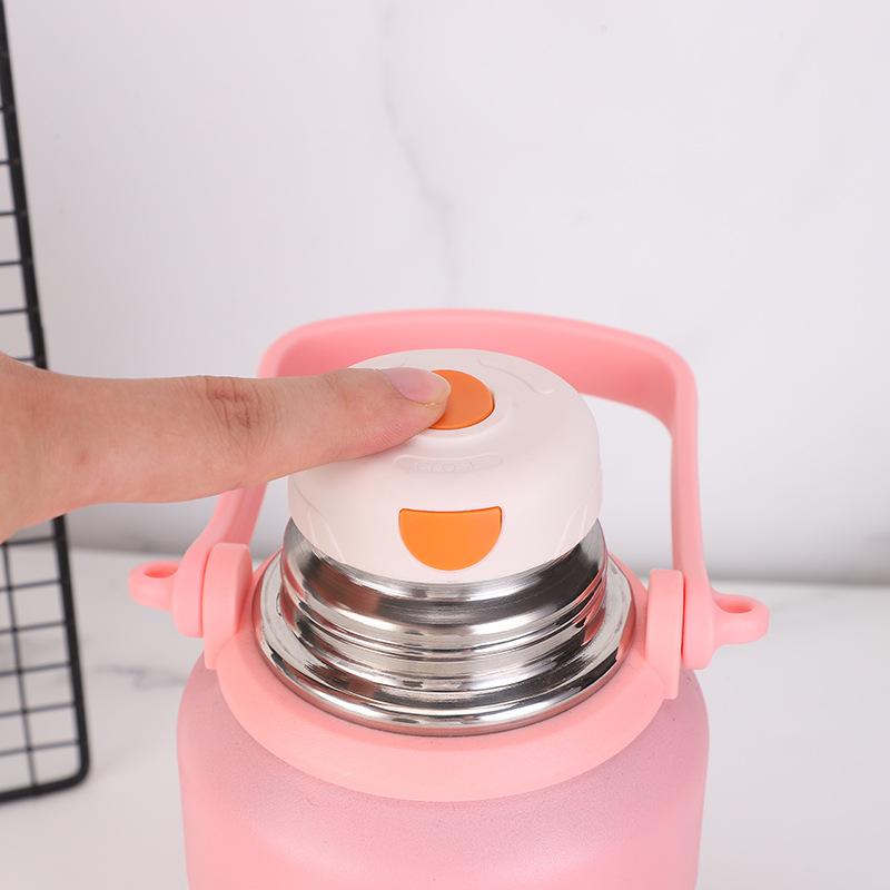 New High-value 316 Stainless Steel Thermos Large-capacity Portable Thermos Outdoor Sports Portable Cups.