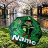 Custom Name Personalized Ben 10 Cartoon Print Umbrella, Auto Open Close, 8‑Rib Sturdy Frame, Commute Camping Hiking Use, Birthday Gift