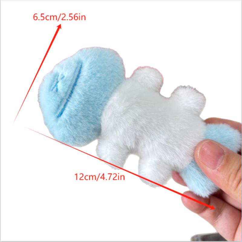 1/2 Pcs Cute Cartoon Funny Fish Bone Plush Doll Stuffed Toys Keychain Bag Pendants Creative Backpack Hanging Ornaments Kids Gift