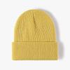 Knitted Hat Versatile for Men Women In Autumn Winter Light Plate Jacquard Cold Hat Fashionable Warm Thick Black Knitted Hat