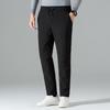 Men's Warm Duck Down Straight-Leg Casual Pants