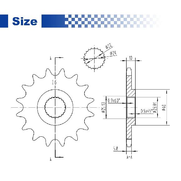 For BMW F650 G650 Aprilia 650 Pegaso Motorcycle Chain Sprocket Chains 520 Pit Bike Front Sprockets Motorcycle Accessories