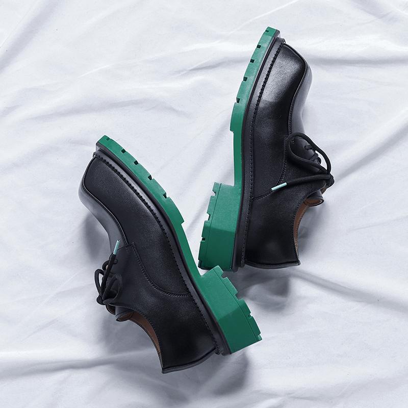 Мужские туфли-лифты, уличные шнурки, черные, зеленые кожаные оксфорды, свадебное платье, танцевальный бизнес, формальный смокинг, увеличивающий рост, пиджаки для выпускного вечера, обувь для мужчин