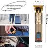 Ретроэлектрическая машинка для стрижки волос с цифровым дисплеем: Аккумуляторный триммер и электробритва для домашнего или салонного использования