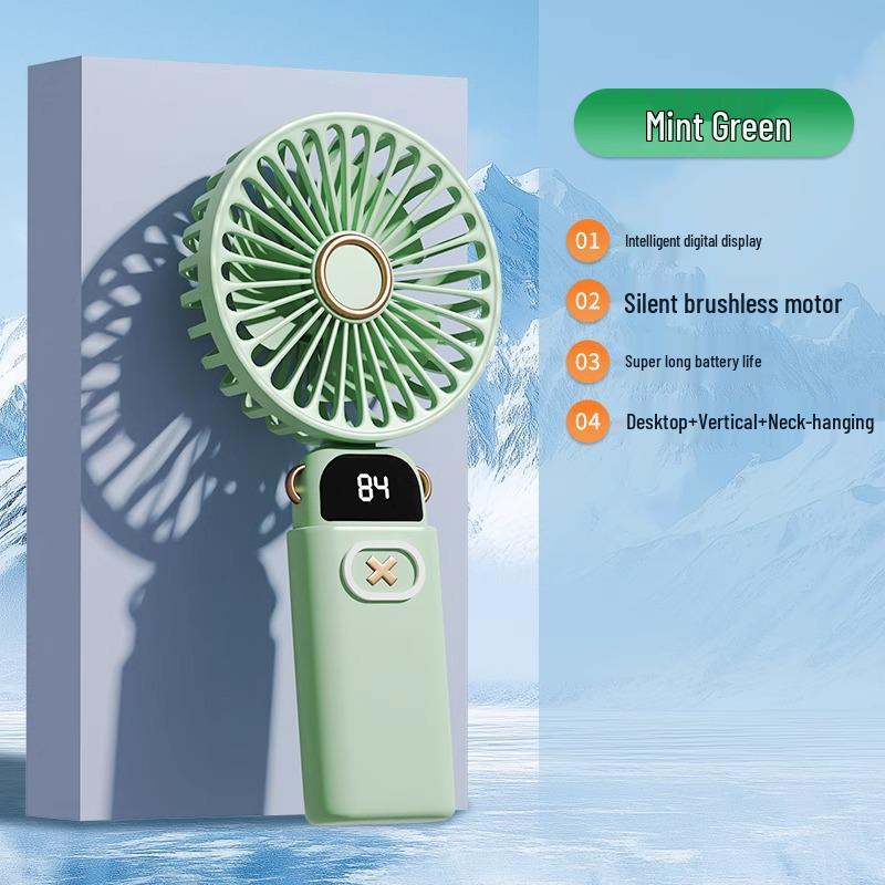 Бесшумный портативный мини-вентилятор двойного назначения с USB-зарядкой и длительным временем работы от аккумулятора
