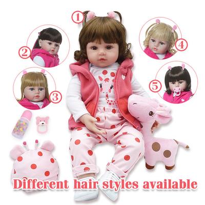 Кукла Bebes Reborn 48 см, мягкие силиконовые куклы Reborn для малышей с одеждой