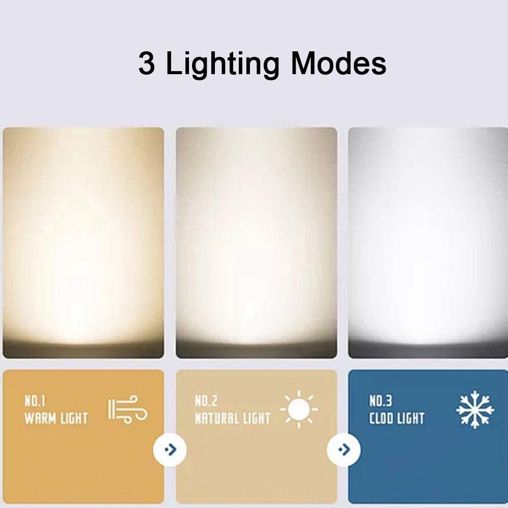 2 In 1 Hanging Fan with LED Light 3 Lighting Modes Electric Cordless Fan  Bedroom