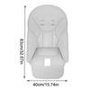 Portable Dining Chair Cover Baby PU Leather Dining Chair Pad for PegPerego Siesta Zero3 Baoneo Kosmic Jane