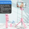 Bluetooth Селфи-палка Зонт Штатив со Съемным Кольцевым Светом Портативная Подставка для Телефона для Прямых Трансляций и Самосъемки