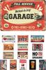 Retrican Tin 120 License Retro Antique Showa Era Vintage of Signs, Types, Americana, Plates, Garage, Car, Motorcycle, Interior, (Garage (1 Each), No.